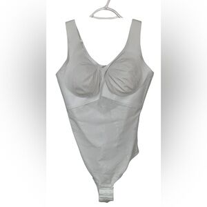Honeylove Tank Bodysuit Shapewear White XL Xlarge Supportive Comfort Intimate